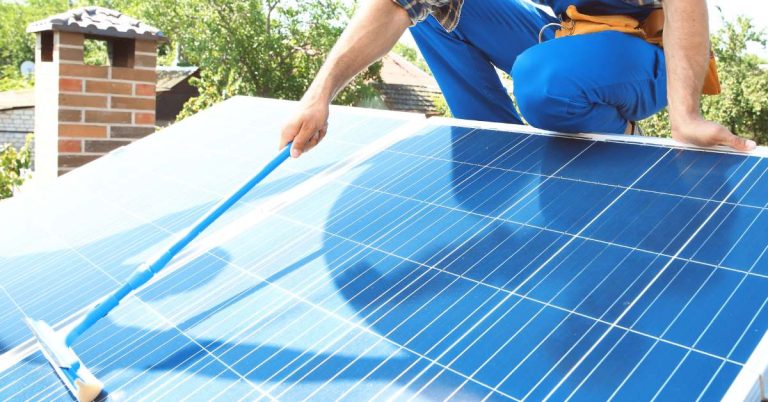 how to clean solar panels fresno ca